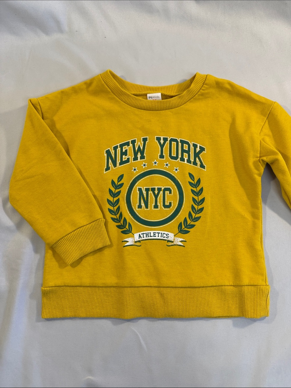Kids' Yellow NYC Athletics Sweatshirt